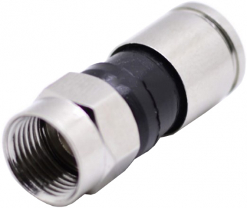 Conector Tip F prin compresie elSales ELS-CTF argintiu 