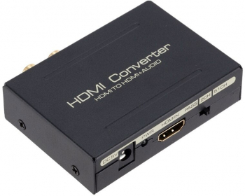 Convertor HDMI la HDMI 4K 2K + audio separat conectori RCA stanga-dreapta elSales ELS-CHLH4 negru 