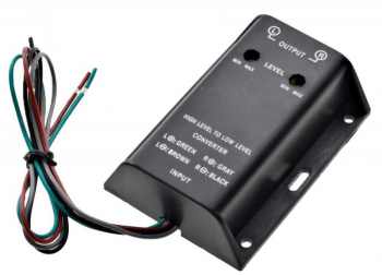 Convertor semnal RCA High-Low elSales ELS-CHL pentru sisteme audio auto negru 
