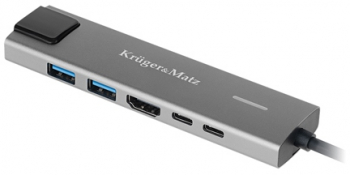 Hub Usb Tip C Hdmi/2x Usb3.0/2x Usb Tip C/rj4