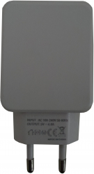 Incarcator de retea pentru telefoane tablete si alte dispozitive cu 1 port USB si cablu USB - Tip C elSales ELS-A60-C alb 