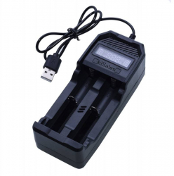 Incarcator Digital Li-Ion elSales ELS-LI-2X307USB 2 x 3 7 V Port USB Design Compact Negru 