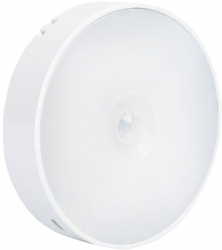 Lampa LED elSales ELS-LLSM cu senzor de lumina senzor de miscare incarcare MicroUSB alb