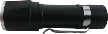 Lanterna cu LED COB 1 W Police Style alimentare 3 baterii R3 elSales negru 