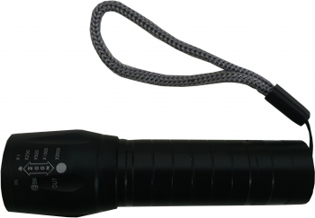 Lanterna Cu LED COB + LED Lateral XPE Acumulator Integrat Alimentare MicroUSB Negru elSales 