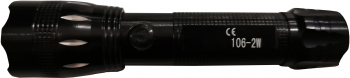 Lanterna de mana elSales ELS-106 cu putere LED 2 W negru 