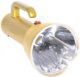 Lanterna profesionala cu LED 100 W elSales ELS-T12000A acumulator integrat auriu