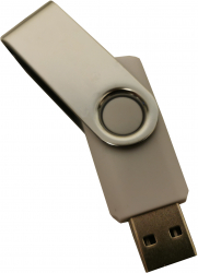 Memorie USB 4 GB elSales alb