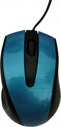 Mouse cu fir elSales ELS-278 3 butoane lungime cablu 1.5 m universal albastru 
