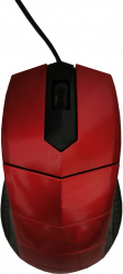 Mouse cu fir elSales ELS-811 3 butoane lungime cablu 1.5 m universal rosu 