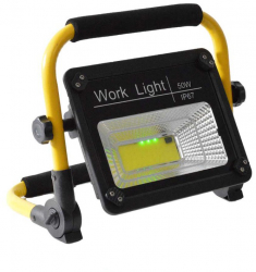 Proiector incarcare solara-usb W743 50 W LED COB telecomanda acumulator integrat 
