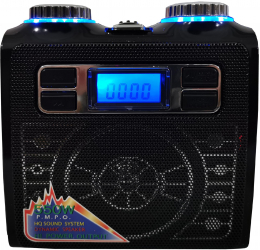 Radio elSales ELS-669 cu acumulator integrat USB cititor card FM AM negru 