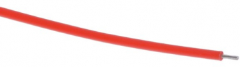 Set 10 Cabluri Electrice elSales ELS-24AWG Lungime 15 cm Tensiune 300 V Rosu 
