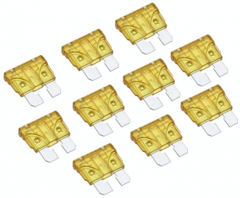 Set 10 sigurante auto 20 amperi elSales ELS-S20 galben 