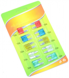 Set 10 sigurante auto mini elSales ELS-SAM10 multicolor 