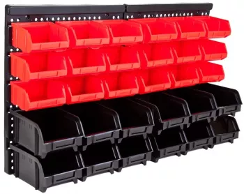 Set panou si tavite pentru organizare scule Grafner 20559 31 piese 