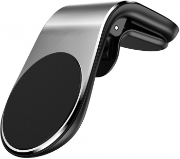 Suport auto magnetic pentru telefon prindere pe grila de ventilatie elSales ELS-SMA argintiu 
