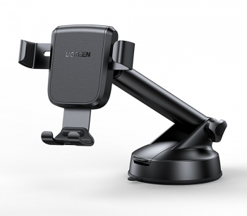Suport Auto Universal Montare pe Bord Ventuza pentru Fixare Reglabil 360 and deg Design Ergonomic Negru 