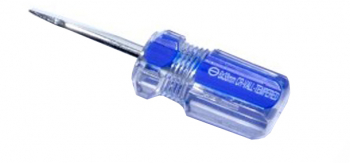 Surubelnita cu cap drept 6x38 mm si tija CR-V elSales ELS-SD638 albastru 
