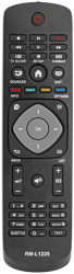 Telecomanda dedicata elSales RM-L-1225 pentru televizoarele Philips LCD LED negru 