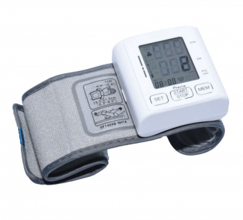 Tensiometru digital pentru incheietura elSales ELS-WRST-02 cu afisaj digital oprire automata alb