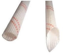 Tub Termorezistent din Fibra de Sticla elSales ELS-REZ-12100 Diametru 12 mm Lungime 1 m Extrem de Flexibil Alb 