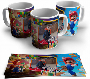 Cana cu design Super Mario Bros 