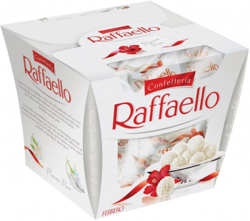 Praline Crocante Raffaello cu Nuca de Cocos si Migdale 150 g - AQUIART 02813 