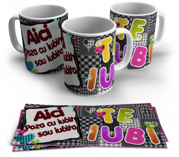 Cana cu design Te iubi 