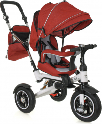 Tricicleta si Carucior pentru copii Premium TRIKE FIX V3 culoare Rosie 