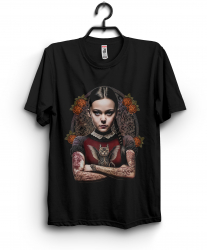 Tricou cu design Wednesday Adams 