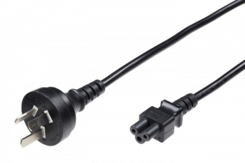 Cablu de alimentare China - C5 1 8 m tip I la C5 negru H05VV-F3x0 75 mm2 CCC si RoHS 