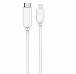 Cablu USB-C Lightning MFI 2M 8Pin Lightning-USB tip C mascul Alb Suporta incarcare rapida Apple cu adaptoare de alimentare USB-C PD 