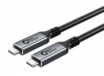 Cablu USB-C premium 5 m 20 Gbps 100 W USB3.2CC5 5 m USB C USB C USB 3.2 Gen 2 3.1 Gen 2 Negru 