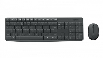 Combo MK235 Pan Nordic Black Wireless 