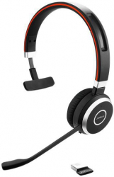 Evolve 65 SE MS Mono - Casti - on-ear Bluetooth wireless USB certificat pentru Microsoft Teams pentru Jabra Evolve LINK 380a MS 