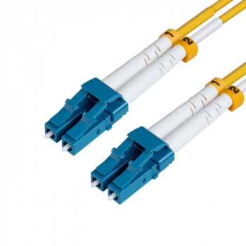 LC/UPC-LC/UPC 20m OS2 SM Duplex LSZH OD 2mm 0 3db galben 
