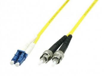 LC/UPC-ST/UPC 7m OS2 SM Duplex LSZH OD 2mm 0 3db galben 