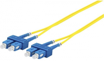 SC/UPC-SC/UPC 0 5 m OS2 SM Duplex LSZH OD 2 mm 0 3 db galben 