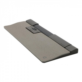 SliderMouse Pro Wireless cu suport pentru incheietura mainii extins din piele materiala gri deschis 