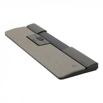 SliderMouse Pro Wireless cu suport pentru incheietura mainii Slim din piele materiala gri deschis 