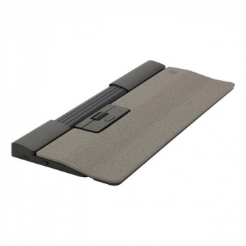 SliderMouse Pro Wireless cu suport pentru incheietura obisnuit din piele materiala gri deschis 