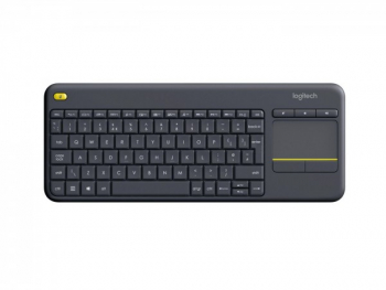 Tastatura K400 Plus UK Wireless Touch neagra 