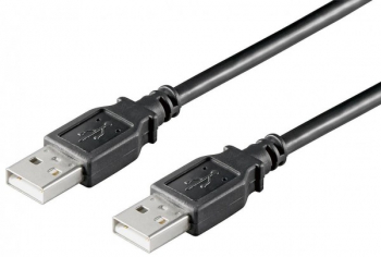 USB2.0 AA 1 8m MM cablu negru de mare viteza 