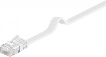 U/UTP CAT6 1.5M White Flat Unshielded Network Cable PVC 4x2xAWG 32/7 CU