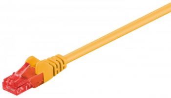 U/UTP CAT6 15M PVC galben cablu de retea neecranat PVC 4x2xAWG 26 CCA 15 metri 