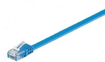 U/UTP CAT6 3M Blue Flat Unshielded Network Cable PVC 4x2xAWG 32/7 CU 