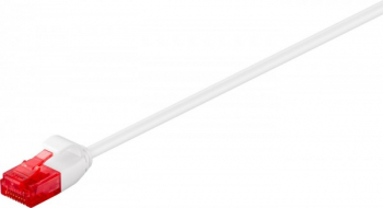 U/UTP CAT6 3M White Slim Unshielded Network Cable PVC 4x2xAWG 30/7 CU OD 3.6mm 