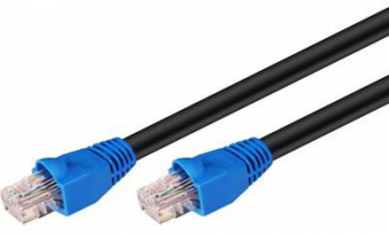 U/UTP CAT6 60M UTILIZARE IN EXTERIOR Rezistent la UV si la apa SOLID 4x2xAWG 24 CCA 60 de metri