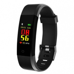 Bratara Smart Fitness Techstar® ID115 Plus Fitness 0 95 inch OLED BT4.0 Waterproof IP65 Monitorizare Puls Te 